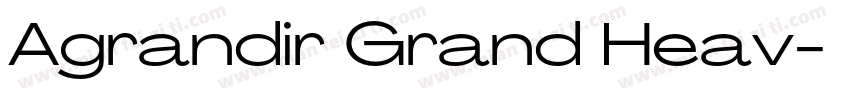 Agrandir Grand Heav字体转换